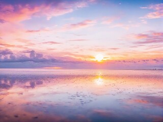 Fototapeta premium sunset over the sea