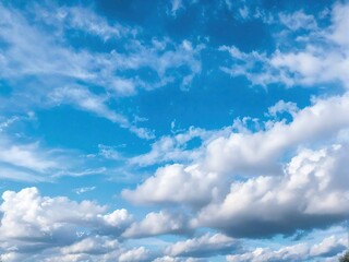 Obraz premium blue sky and clouds