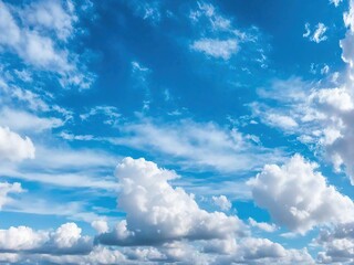 blue sky with clouds