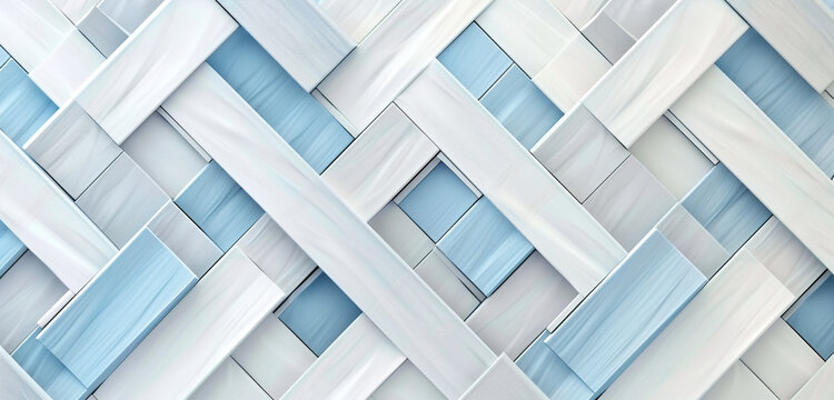 Harmonious interlocking rectangle pattern, evoking stability and peace.