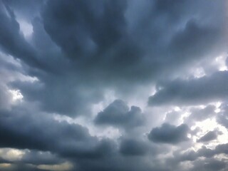 Obraz premium storm clouds timelapse