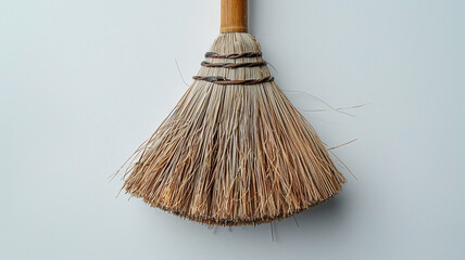 broom white background