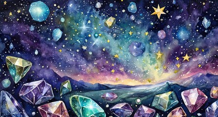 夜空から降る誕生石