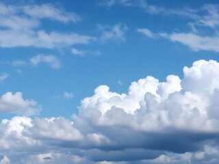 Obraz premium blue sky with clouds