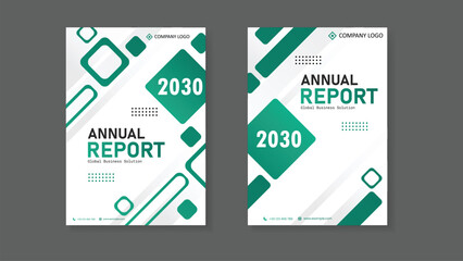 Template vector design for Brochure, AnnualReport, Magazine, Poster, Corporate Presentation, Portfolio, Flyer, infographic, layout modern with blue color size A4, Front and back, Easy to use and edit.