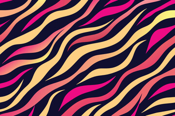 Trendy zebra skin pattern background vector. Animal fur, vector background for Fabric design, wrapping paper