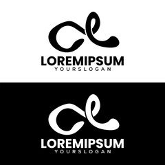 letter c l initial logo design