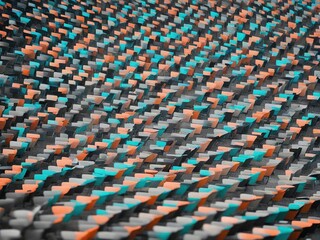 Obraz premium background made of squares