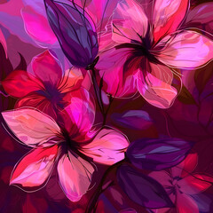 abstract floral background