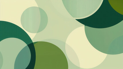 green background with circle