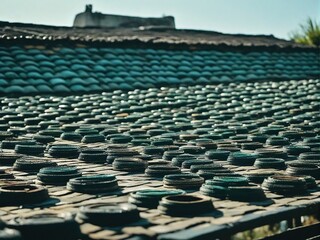 Obraz premium roofs of the city