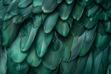 Beautiful close-up of blue and yellow macaw feathers, showcasing nature's intricate patterns and vibrant colors