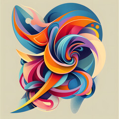 abstract swirl background