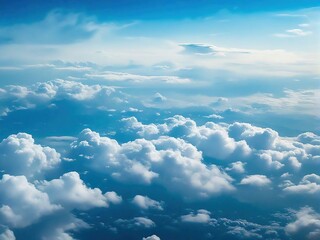 Fototapeta premium blue sky with clouds