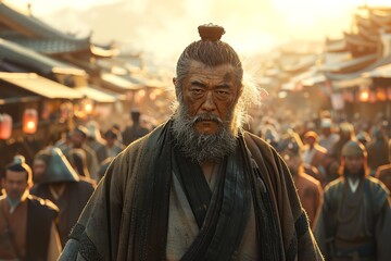 Naklejka premium Transform a significant historical moment into a mesmerizing CG 3D animation