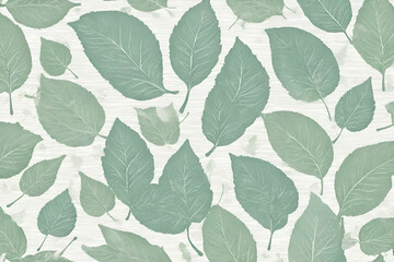 Leaf Stamp pattern Foliage Leaves silhouettes background