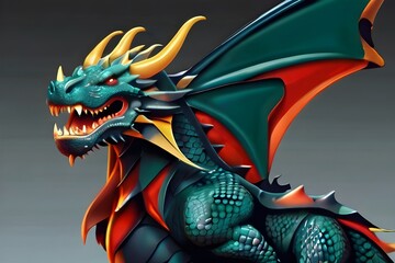 8K Wallpaper: Dragon Character HD Illustration Generative AI