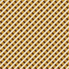 geometric diagonal fabric waves seamless texture. Cream color background.