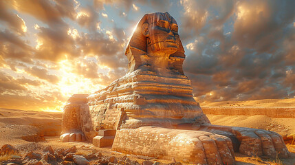 sphinx of giza landscapes