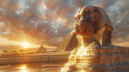 sphinx of giza landscapes