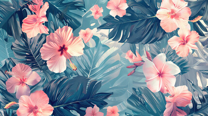 Summer vibe pattern wallpaper