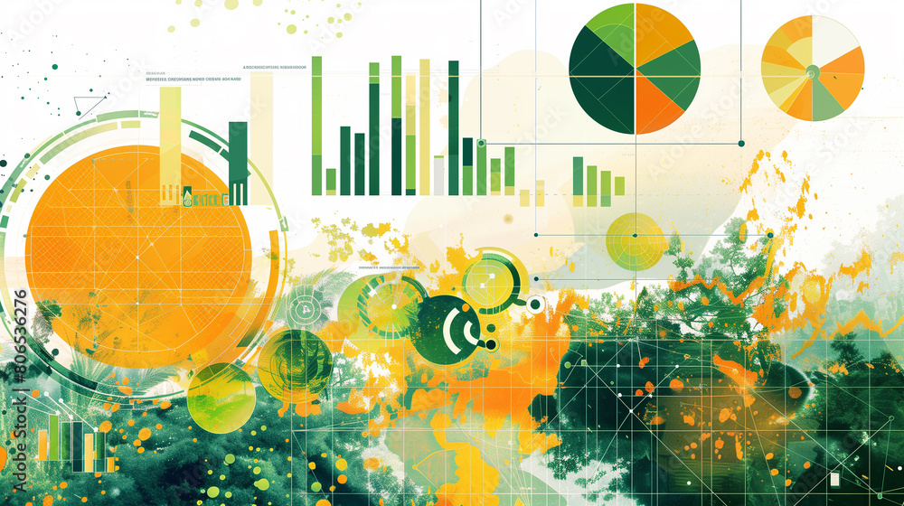 Poster a visualization of data and analytics used by digital green for decision-making.
