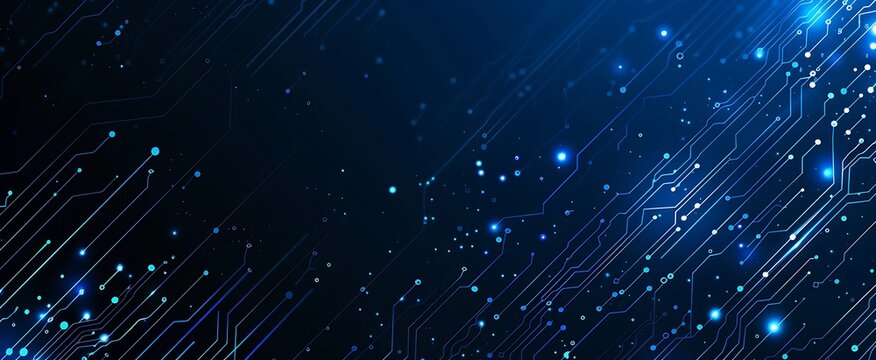 Futuristic background of circuit board, copy space,space for text,Generative AI.回路基板の未来的な背景、コピースペース,テキスト用スペース,Generative AI。
