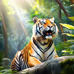 International Tiger day 29 july ai generated