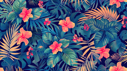 Summer pattern wallpaper