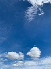 blue sky with clouds