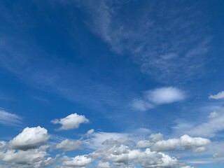 Obraz premium blue sky with clouds