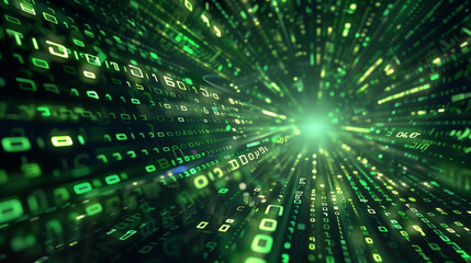 Fototapeta premium digital data background, modern technology wallpaper 