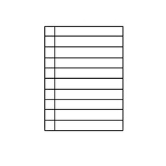 A blank sheet of paper with a grid of lines