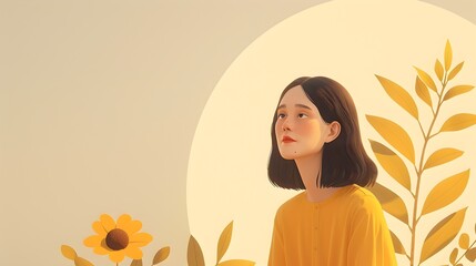 Personalized Customer Assistance Represented Through Minimalist Emphasizing Simplicity and Clarity