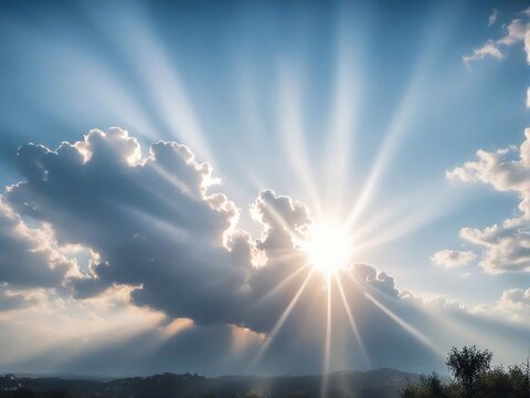 sun and clouds