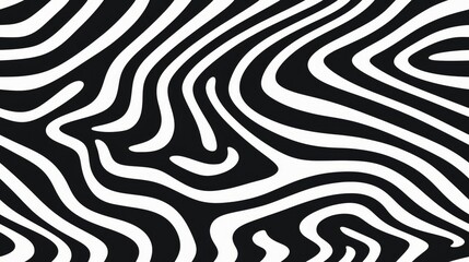 Seamless pattern with twisted lines, vector linear tiling background, stripy weaving, optical maze, twisted stripes