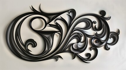 "Crafting Elegance: The Artistry of Alphabetic Calligraphy