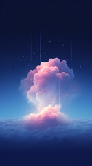 Beautiful fantasy sky clouds