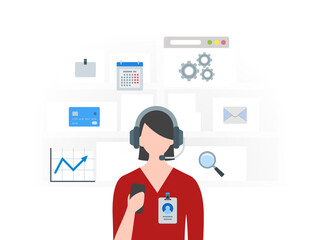 Online support service