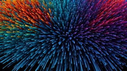 Obraz premium abstract blue background with space