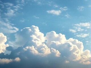 blue sky with clouds