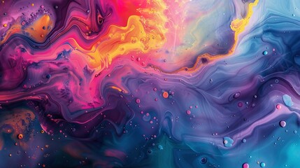 Prismatic Flow: Liquid Abstract Wonderland