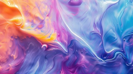 Prismatic Flow: Liquid Abstract Wonderland