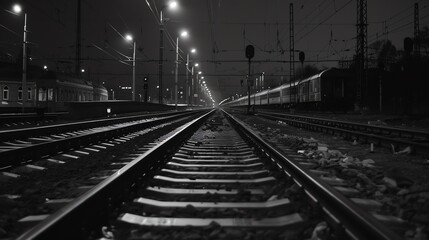 Photo of railroad track