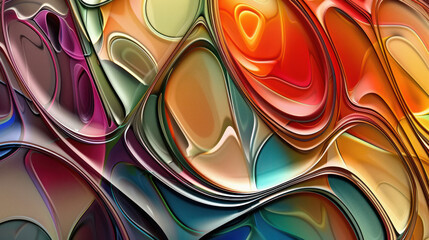 abstract colorful pattern waving for wallpaper