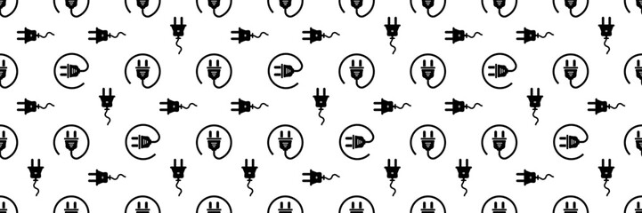 Plug Icon Seamless Pattern M_2204001