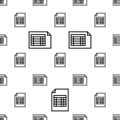 Spreadsheet Icon Seamless Pattern M_2204001