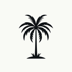 Obraz premium palm tree silhouette
