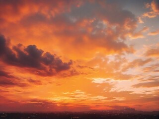 Obraz premium sunset in the sky