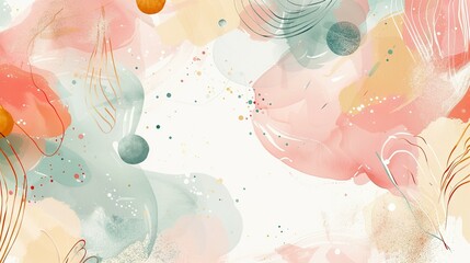 Adorable Abstract: Watercolor Wonderland